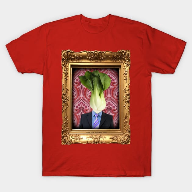 Pak Choi Man in Vintage Frame T-Shirt by FaceTheStrange